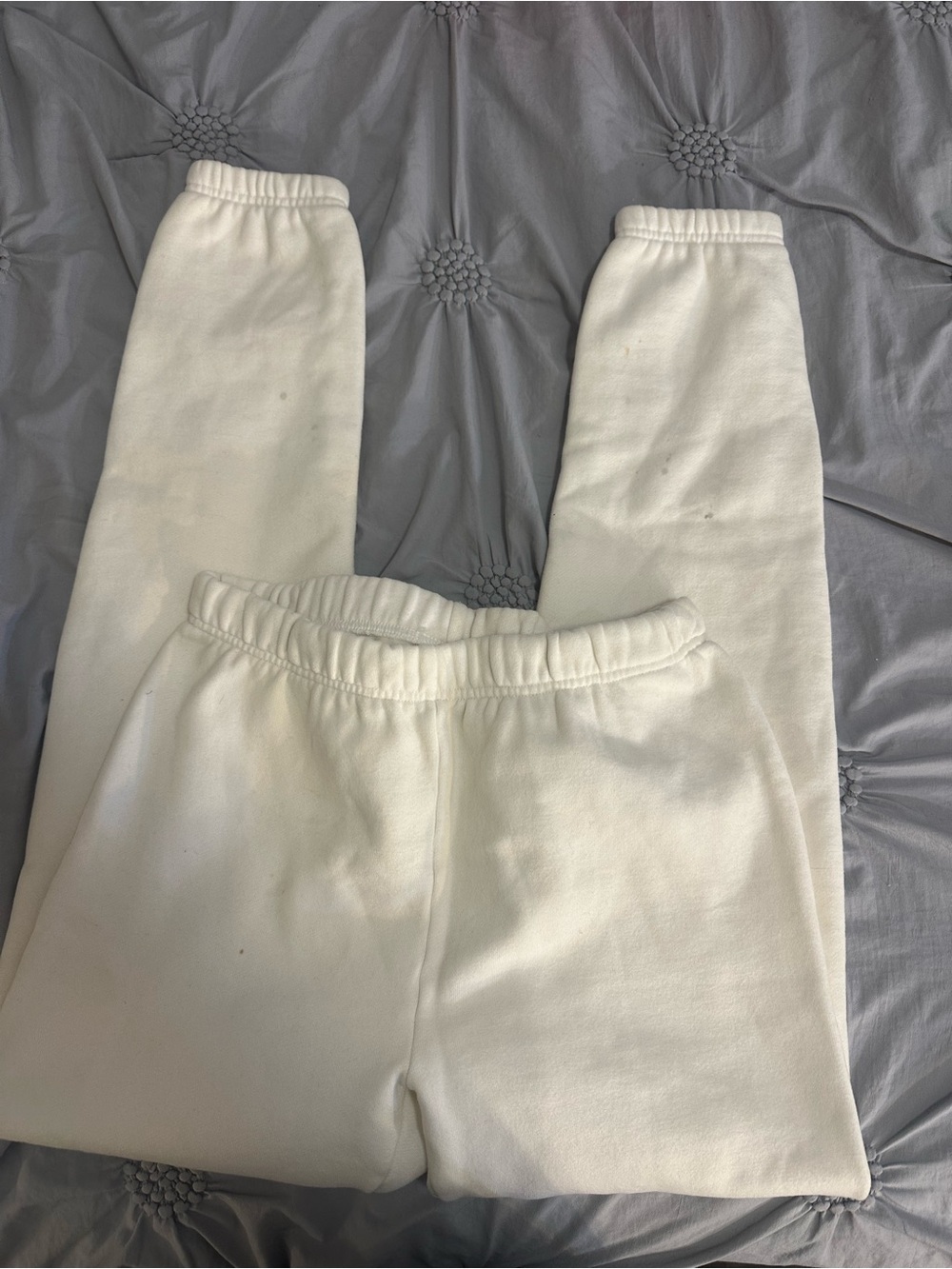 TNA white Cozy Track Joggers